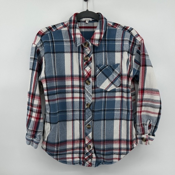Maurices Tops - Maurices Red and Blue Plaid Shirt